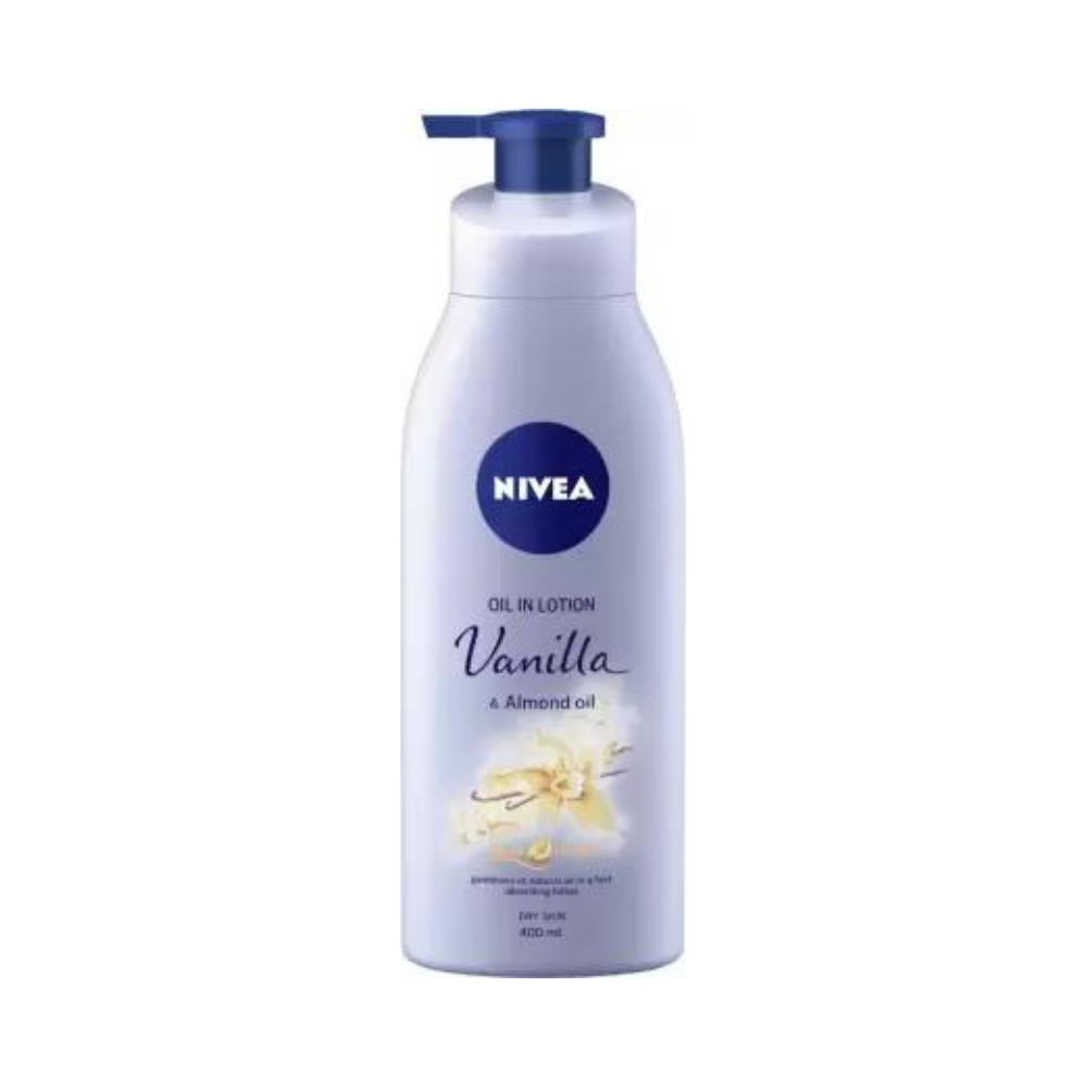Nivea Oil In Lotion - Vanilla & Almond Oil (400ml) - Niram Global Private Limited