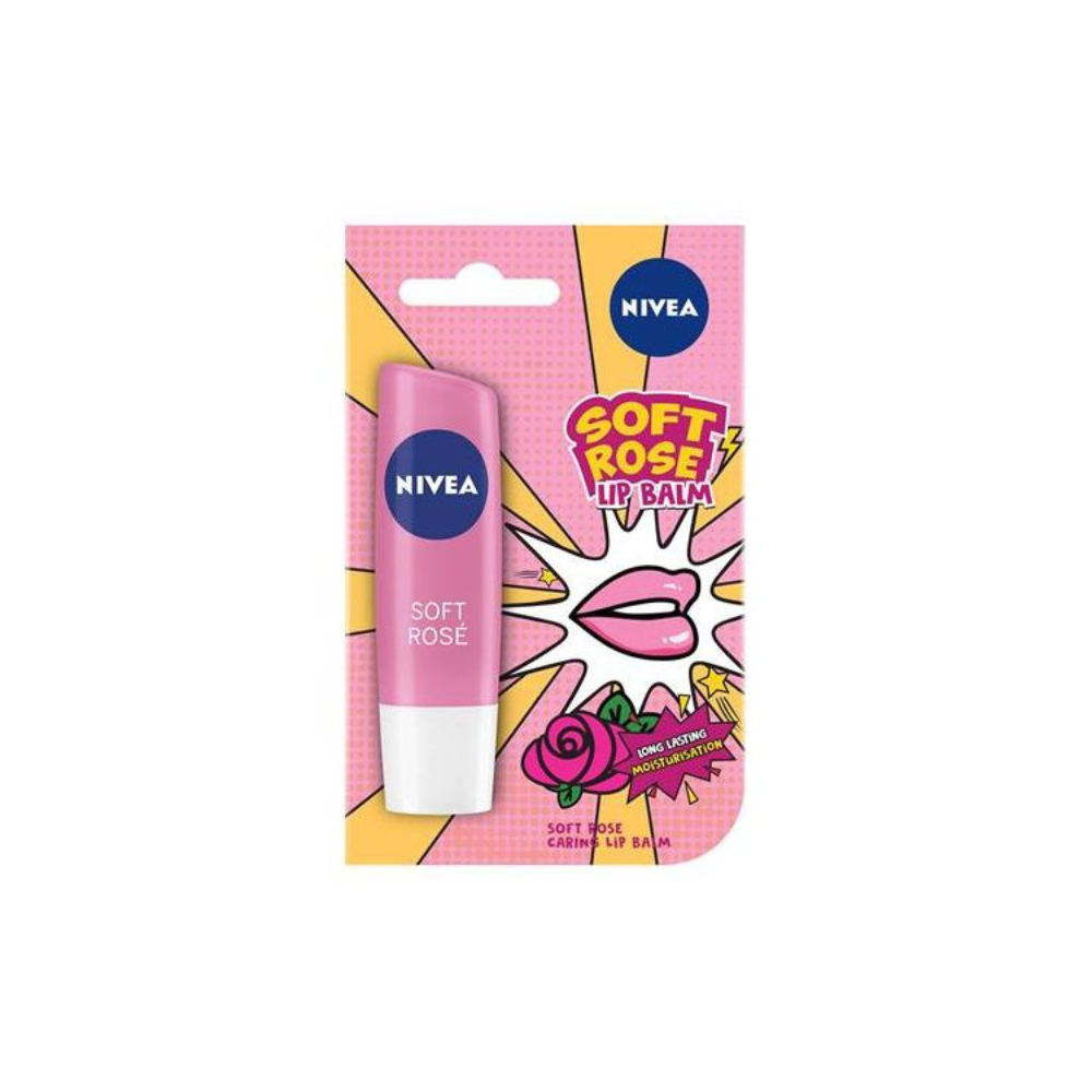 Nivea Soft Rose Lip Balm Limited Edition (4.8gm) - Niram Global Private Limited