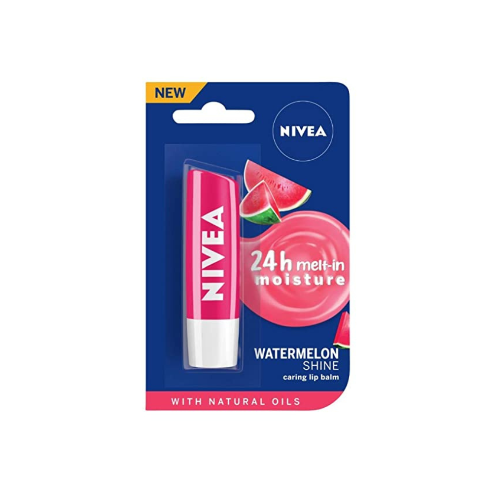 Nivea Watermelon Shine Lip Balm (4.8gm) - Niram Global Private Limited