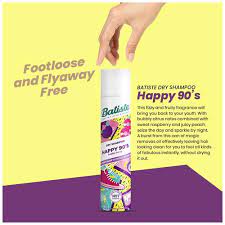 BATISTE DRY SHAMPOO-HAPPY 90"S BUBBLY BERRY 200ML