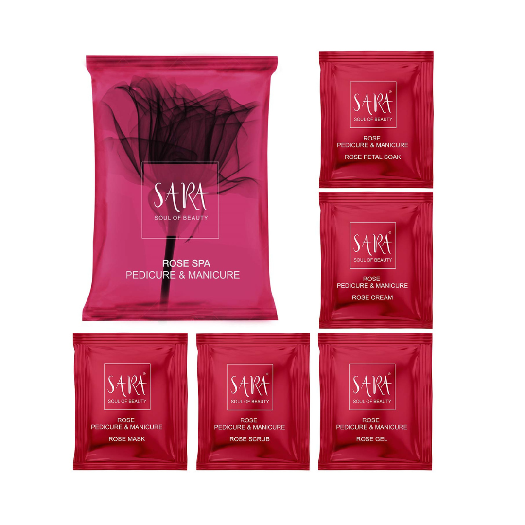 SARA SOUL OF BEAUTY ROSE PEDICURE & MANICURE 50 G - Niram Global Private Limited