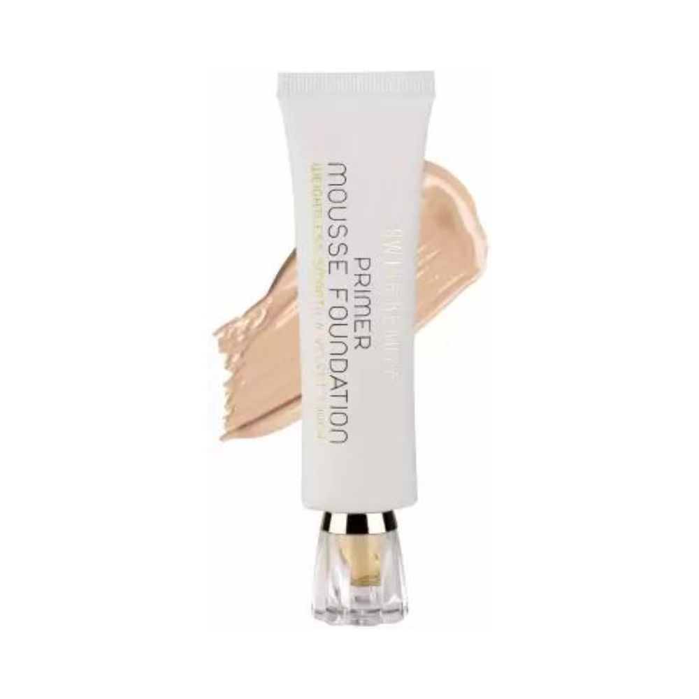 Swiss Beauty Primer Mousse Foundation Smooth & Velvet Touch SB-505-N06 Foundation (Beige, 40 g) - Niram Global Private Limited