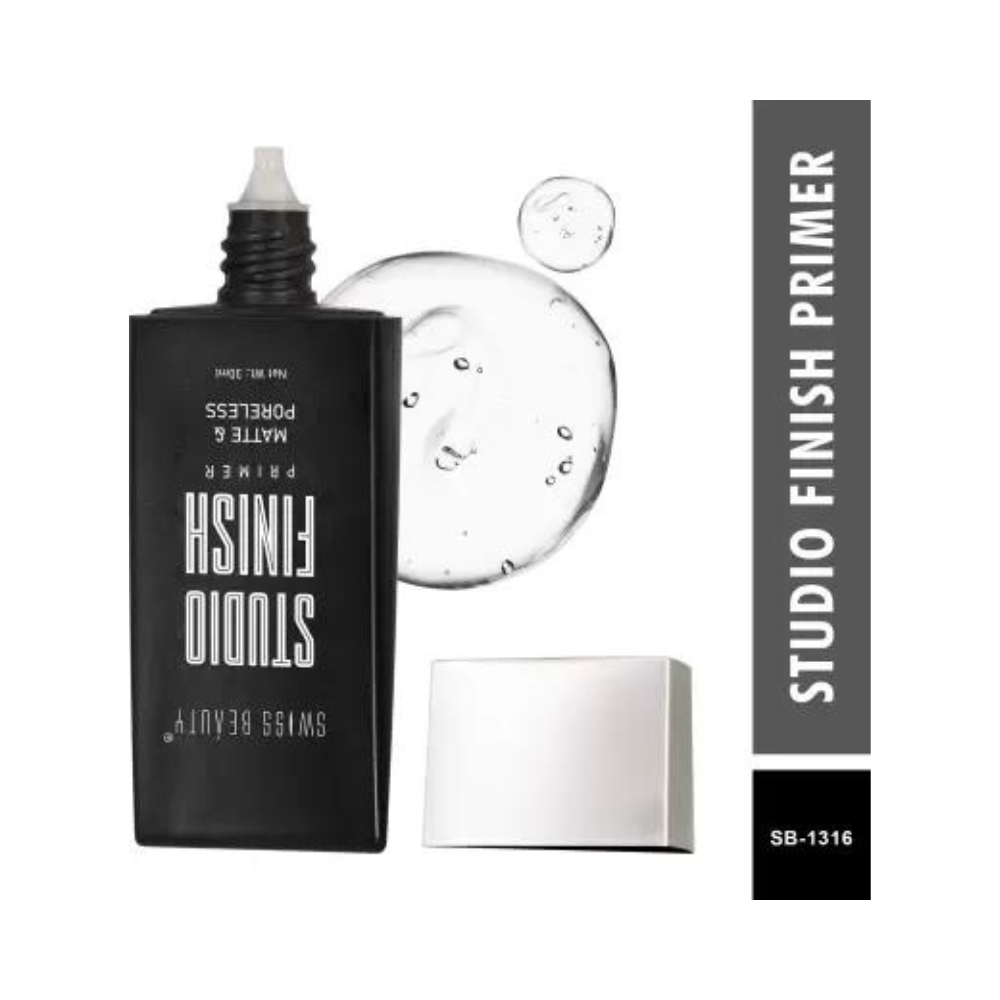 Swiss Beauty Studio Finish Primer - Transparent Primer - 30 ml - Niram Global Private Limited