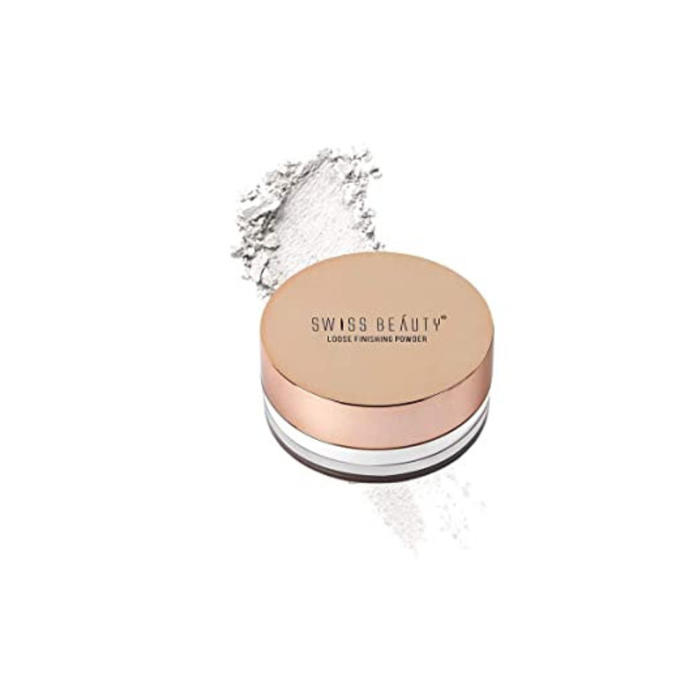 Swiss beauty Ultra Fine Loose Finish Powder, Transparent, 8g - Niram Global Private Limited