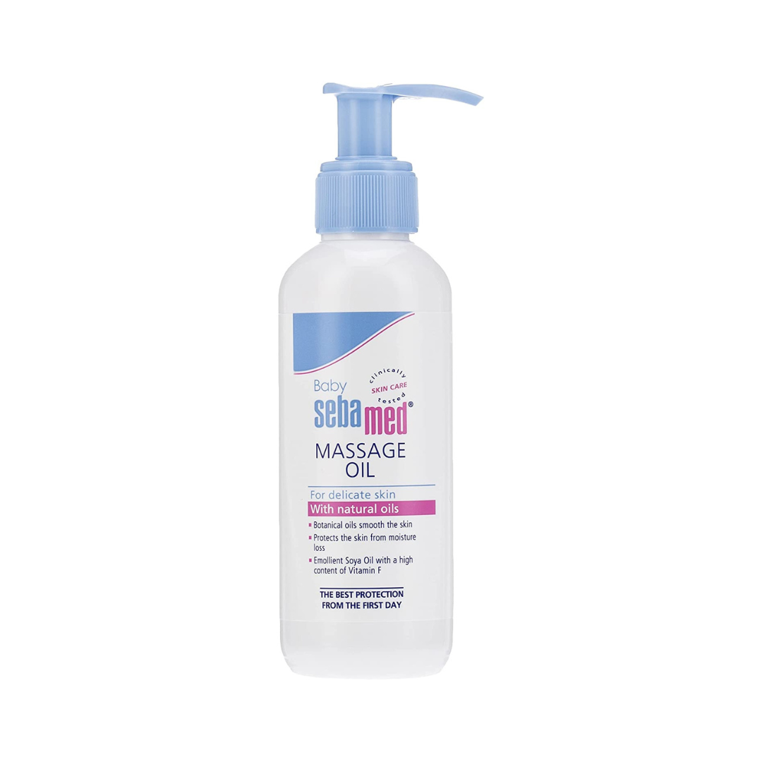 Sebamed Baby Massage Oil 150ml, Contains Soya Oil & Vitamin F, Non greasy - Niram Global Private Limited