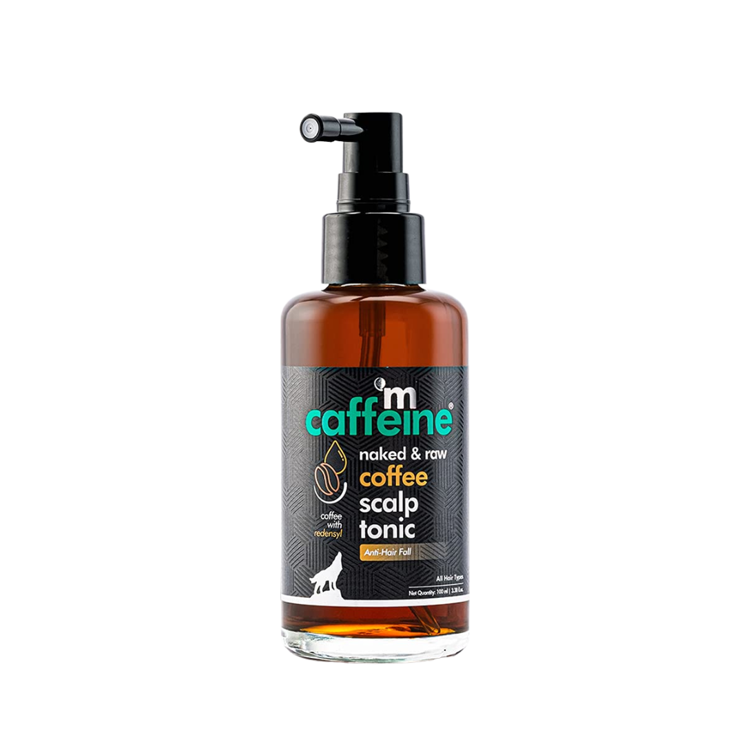 M CAFFEINE COFFE SCALP TONIC( ANTI HAIR FALL ), Controls Hair Fall & Breakage, Stimulates & Energizes Hair Roots 100ML - Niram Global Private Limited