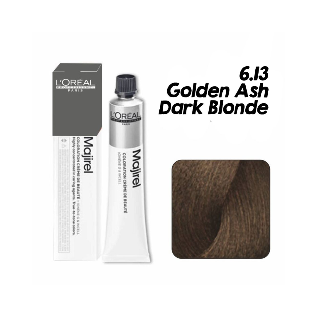 L'oreal Professionnel Paris Majirel - 6.13 (Golden Ash Dark Blonde) - Niram Global Private Limited