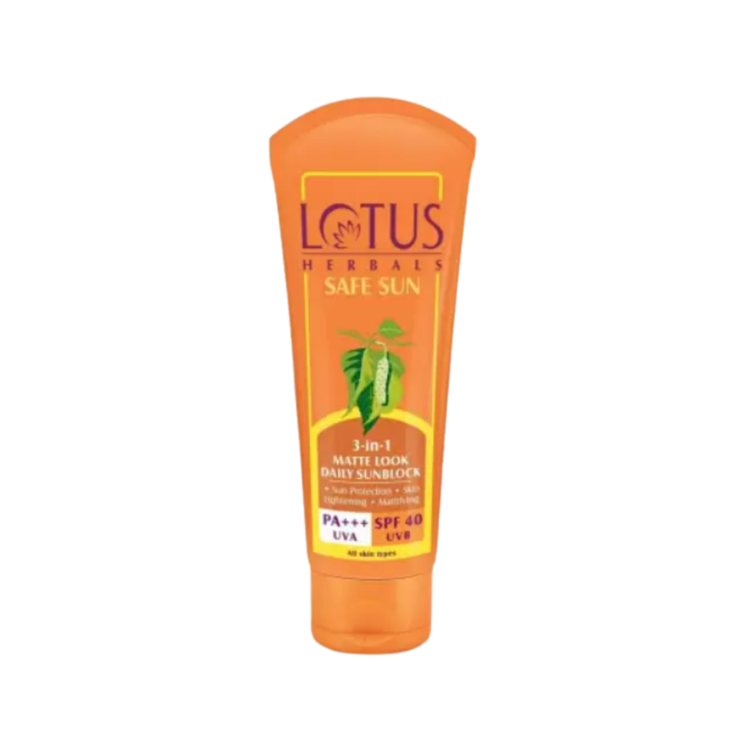 lotus_herbals_safe_sun_3_in_1_matte_look_daily_sunblock_pa_spf_40_100gm