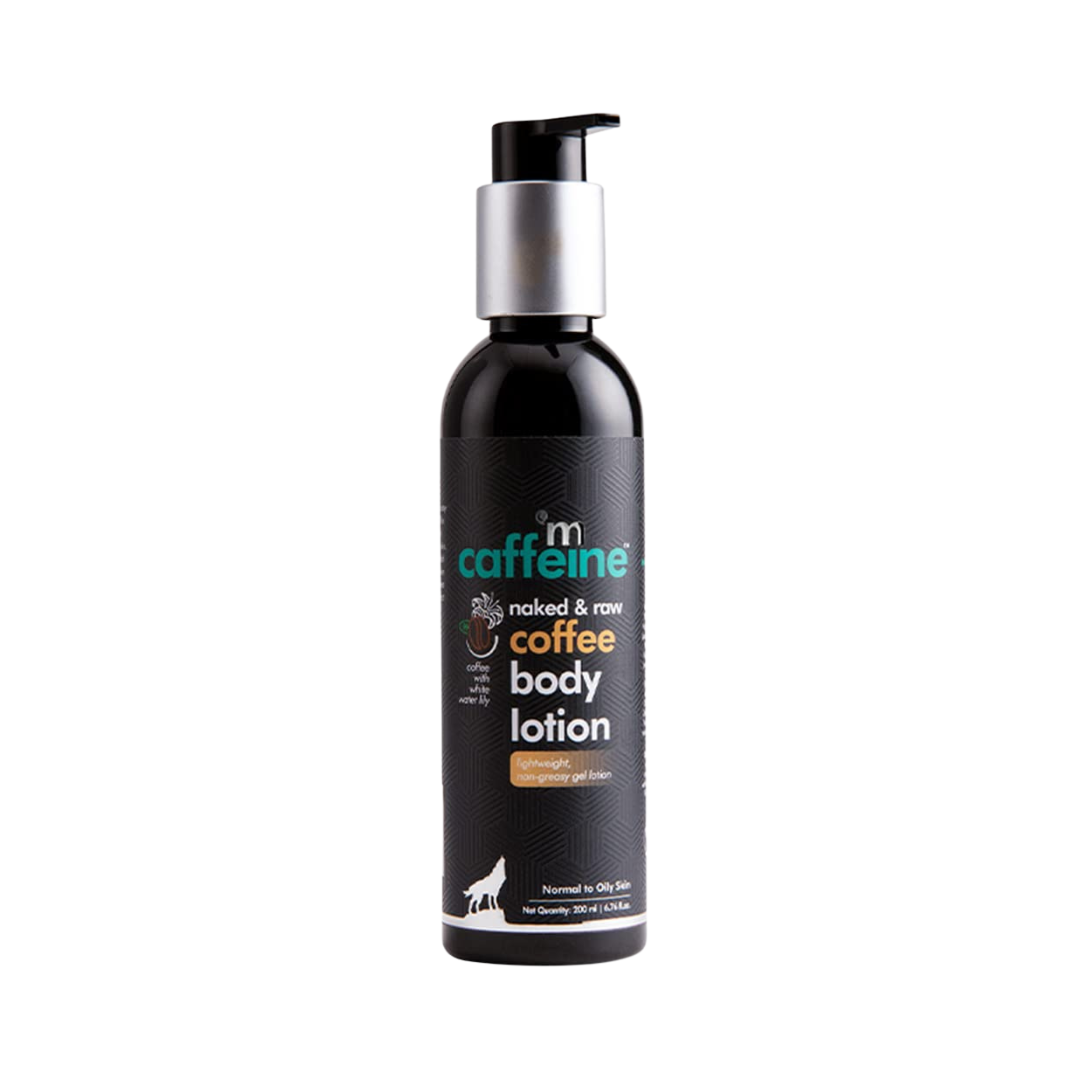 m caffeine coffee body lotion ( lightweight,non-greasy gel lotion ), Non-Greasy Lightweight Body Moisturizer for Women & Men 200ml - Niram Global Private Limited