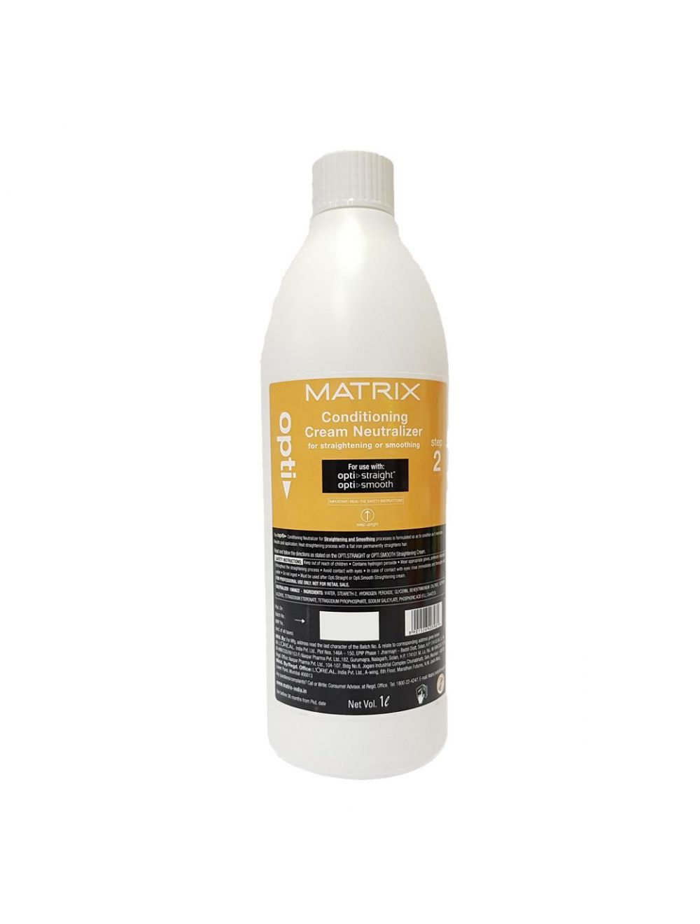 Matrix opti Conditioning Cream neutralizer (1000ml) - Niram Global Private Limited