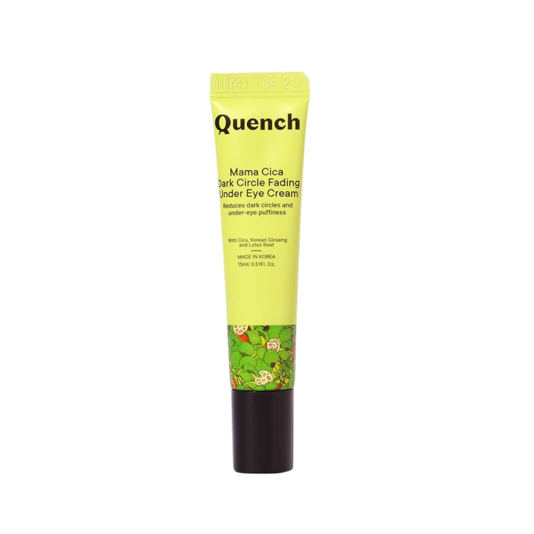 quench mama cica dark circle fading under eye cream 15ml