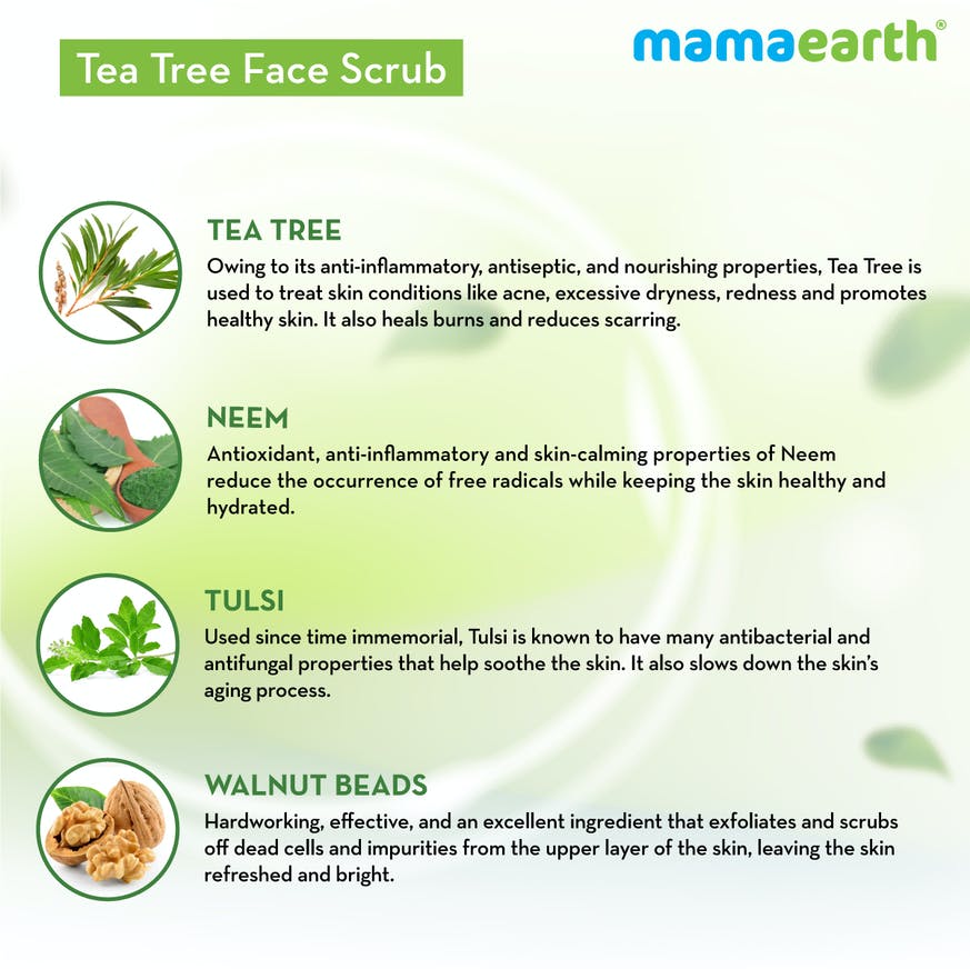 Tea Tree Face Scrub