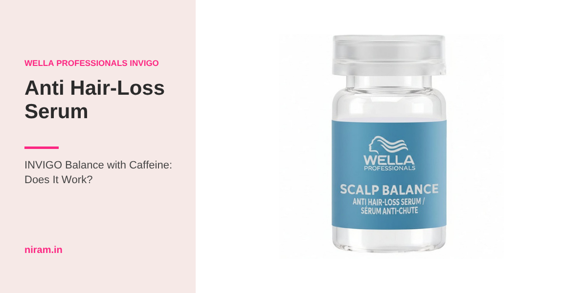 Wella Professionals INVIGO Balance Anti Hair-Loss Serum with Caffeine vial