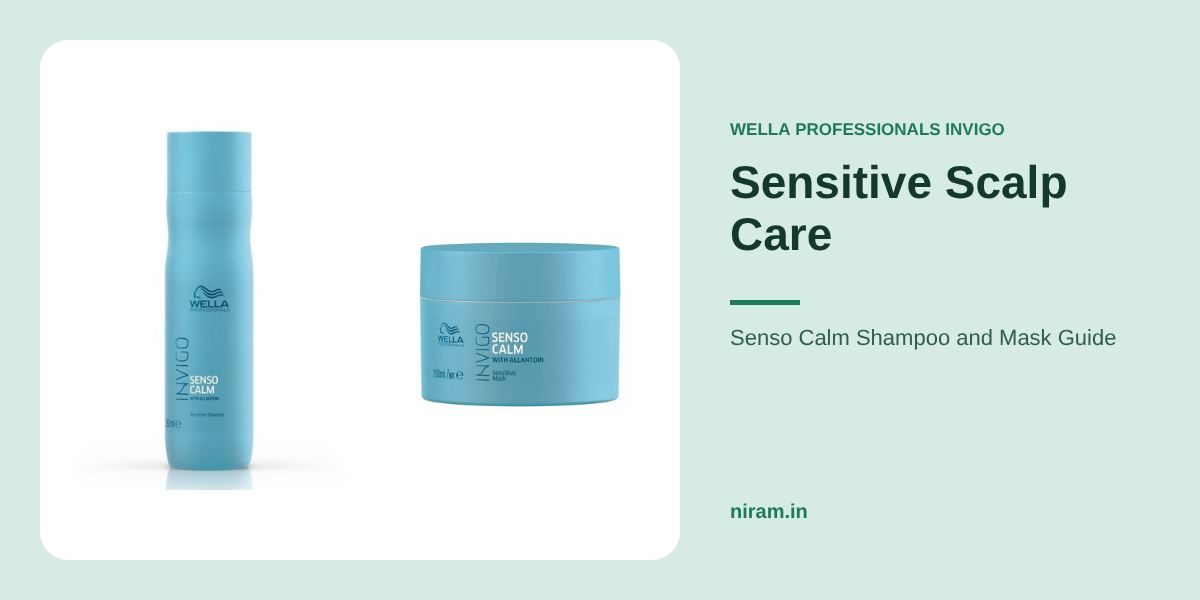 Wella INVIGO Senso Calm Sensitive Shampoo and Mask for sensitive scalp