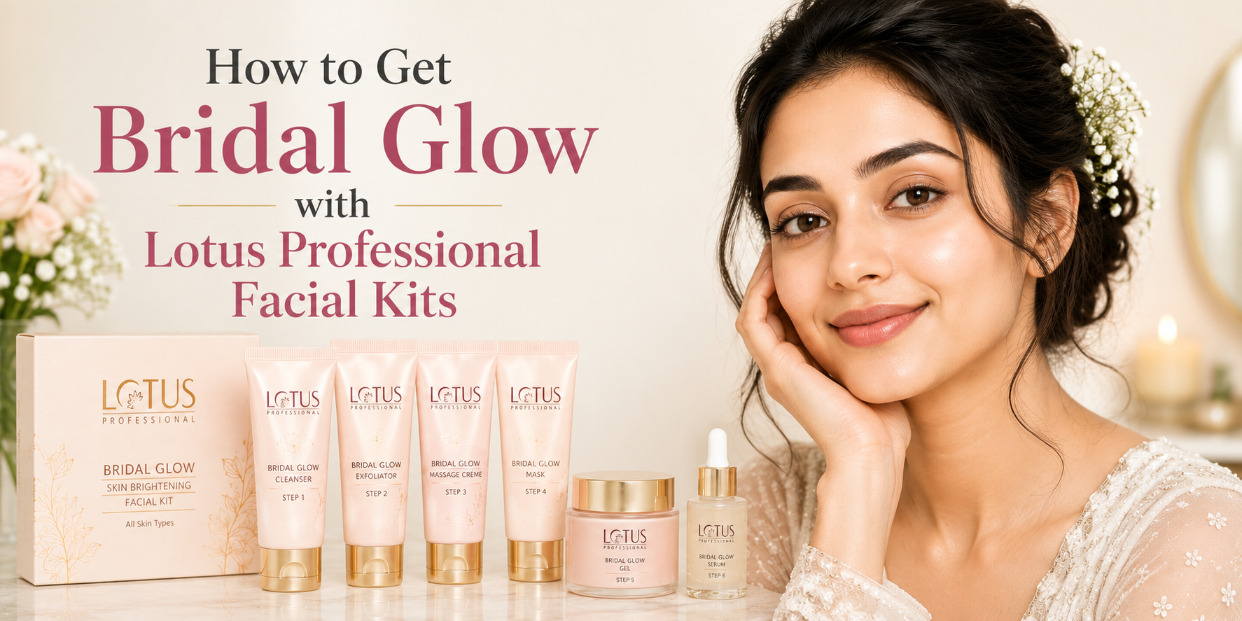 How to Get Bridal Glow with Lotus Professional Facial Kits