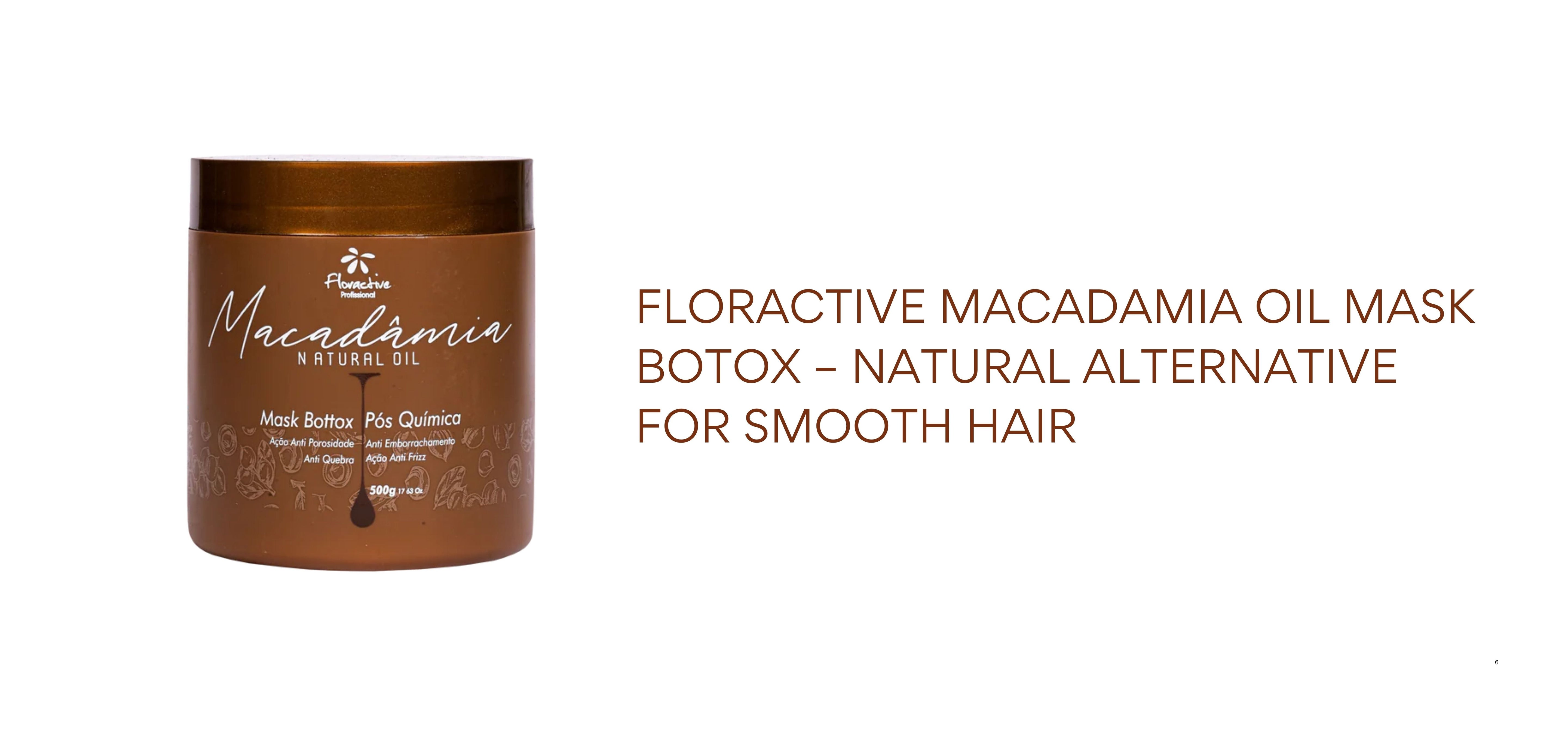 Floractive Macadamia Oil Mask Botox – Natural Alternative for Smooth Hair