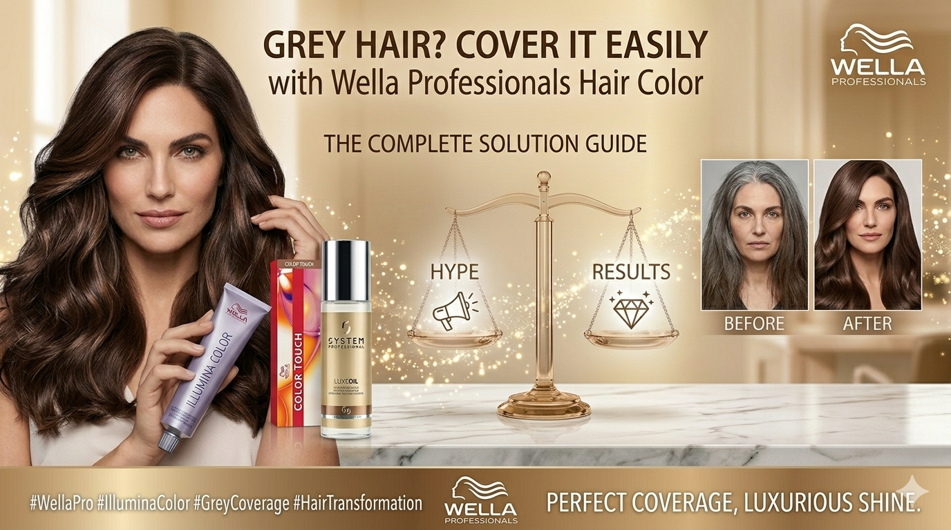 Grey Hair? Cover It Easily with Wella Professionals Hair Color