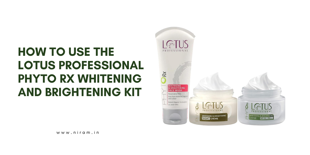 How to Use the Lotus Professional Phyto Rx Whitening and Brightening Kit