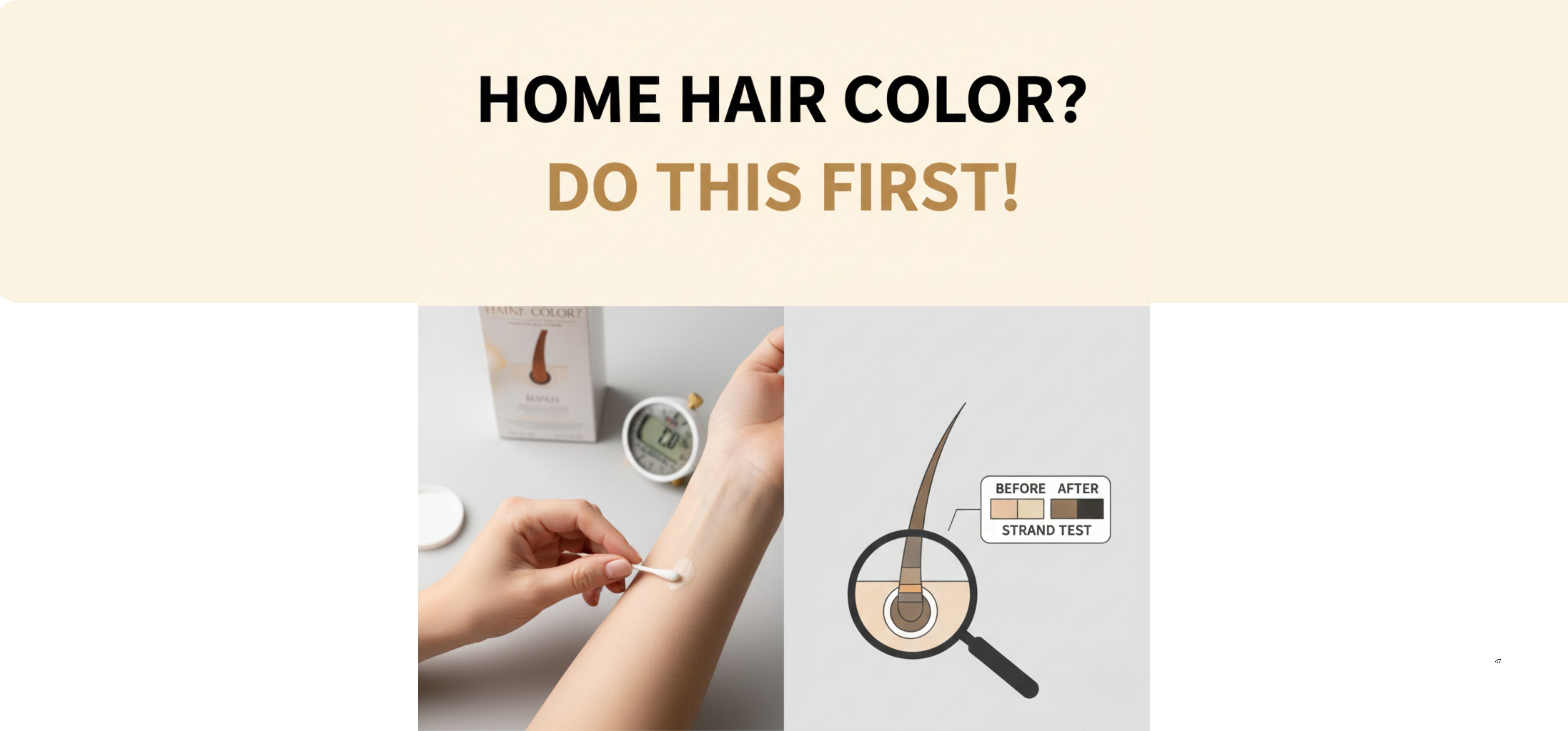 Home Hair Color? Do This First