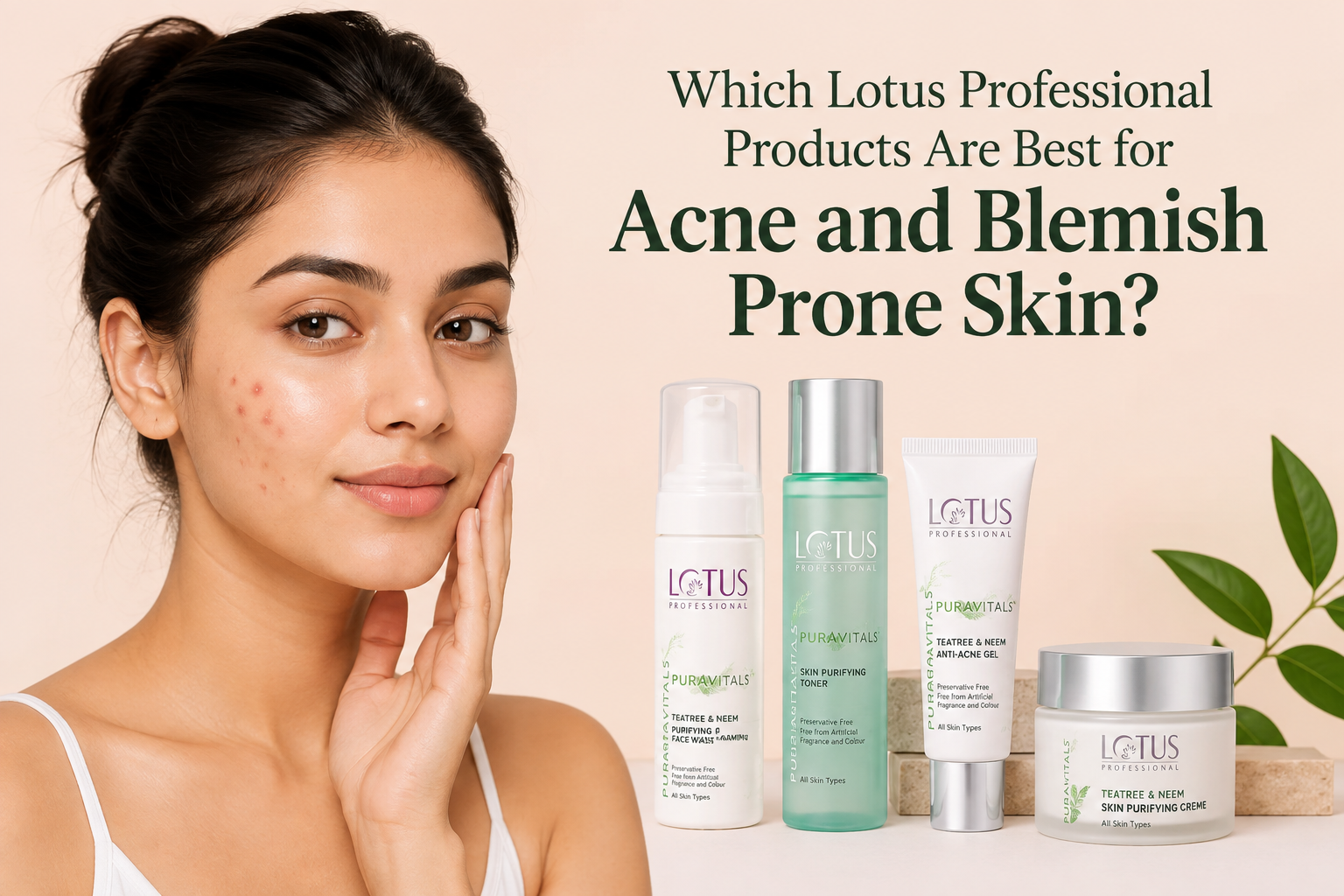 Which Lotus Professional Products Are Best for Acne and Blemish Prone Skin?