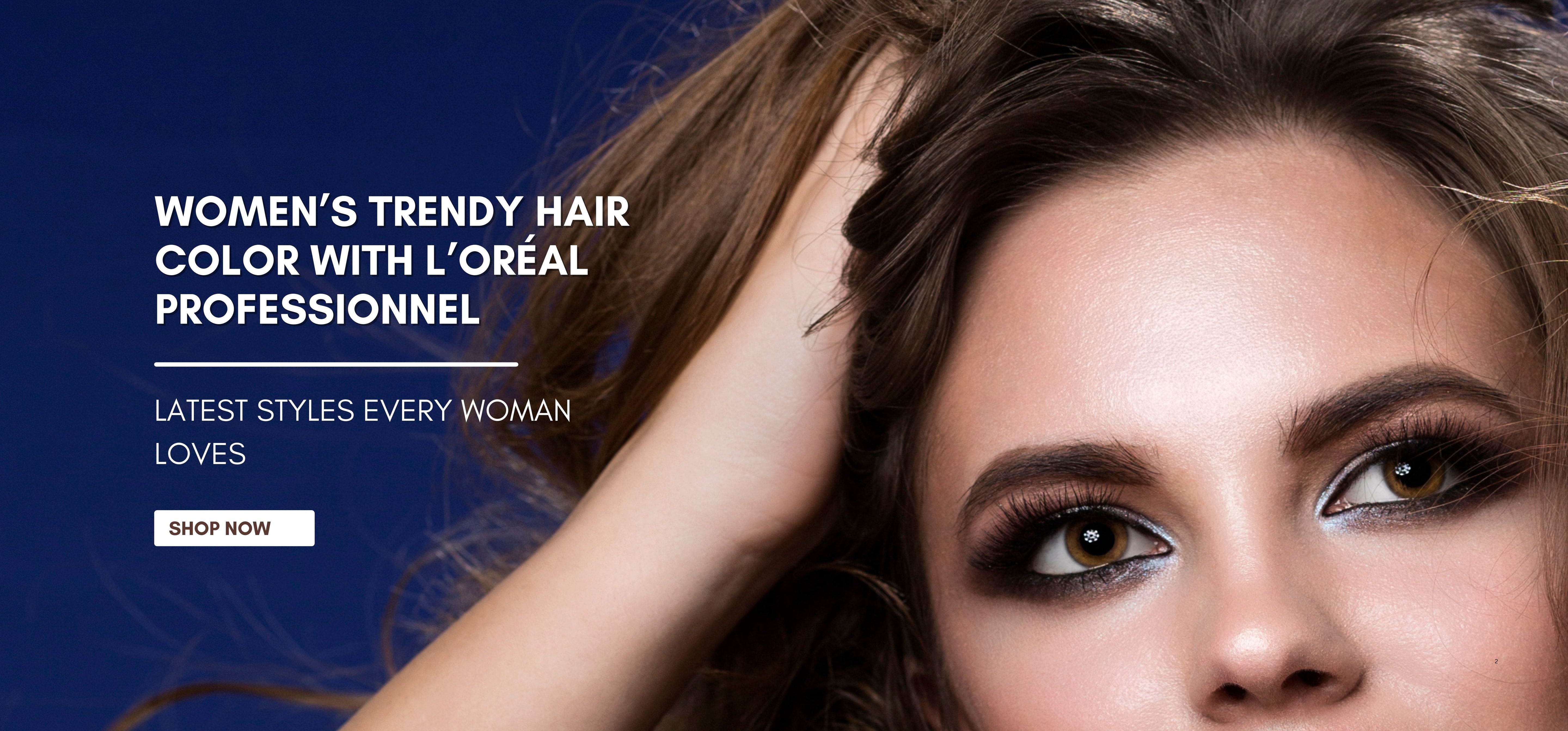Women’s Trendy Hair Color with L’Oréal Professionnel