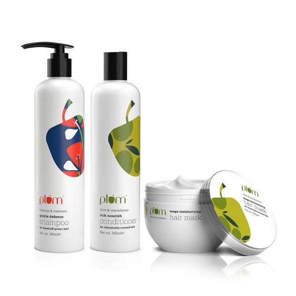 Plum Dandruff & Damage Repair Trio