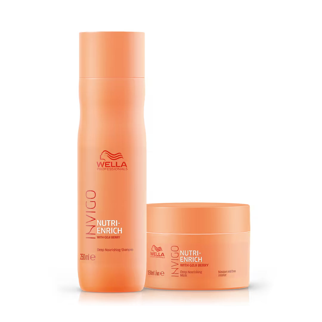 Wella Professionals INVIGO Nutri-Enrich Shampoo 250ml + Mask 150ml Combo Wella Professionals