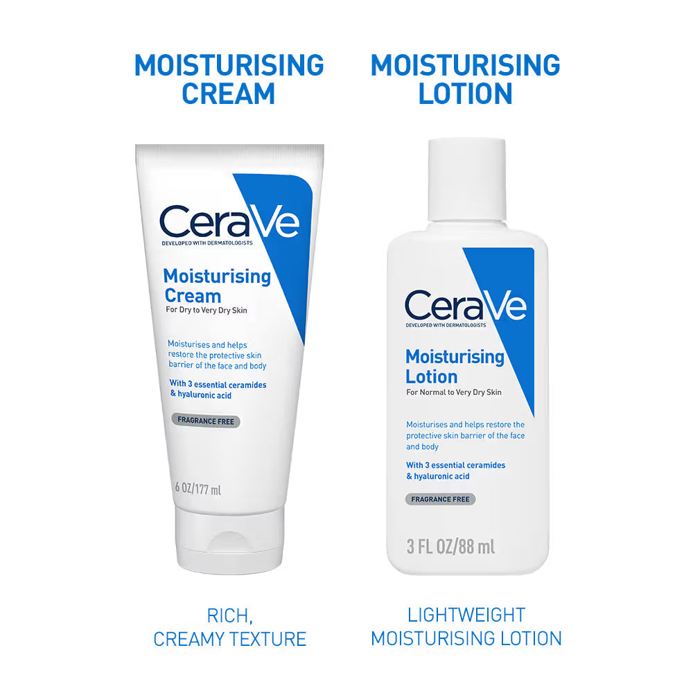 CeraVe Moisturizer Cream For Dry Skin With Ceramides, Niacinamide & Hyaluronic Acid For Barrier Repair – 177ml CeraVe