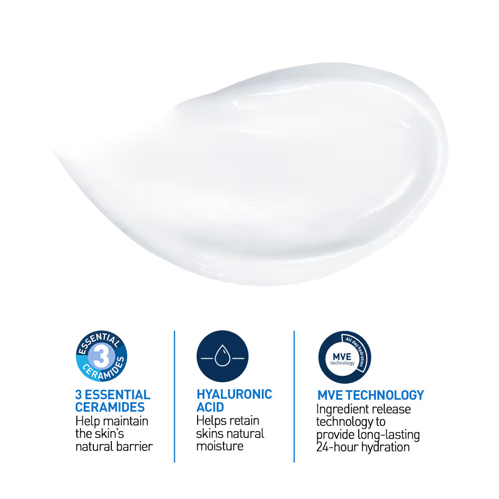 CeraVe Moisturizer Cream For Dry Skin With Ceramides, Niacinamide & Hyaluronic Acid For Barrier Repair – 177ml CeraVe