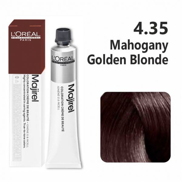 Majirel 4.35 (Mahogany Golden Blonde) - Unveil Vibrant Elegance