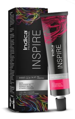 Indica Inspire Ammonia-Free Hair Colour Black 90 g Raaga Professional