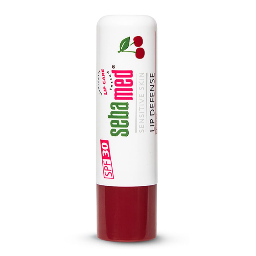 Sebamed Lip Defense Cherry 4.8g | SPF 30 Lip Balm for Dry Lips