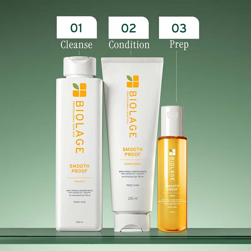 Biolage Smoothproof Anti-Frizz Shampoo & Conditioner Combo (400ml + 236ml) Matrix