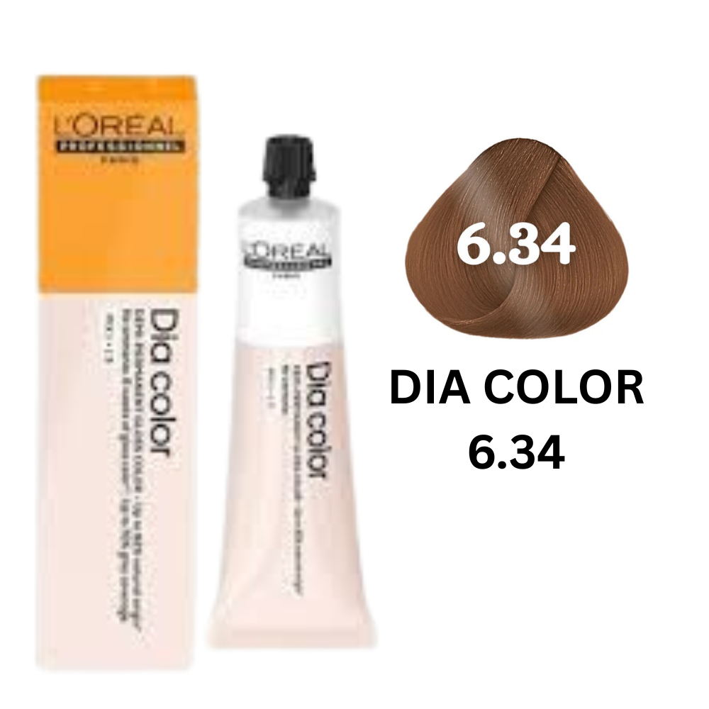 L'Oréal Professionnel Dia Color 6.34 Hair Colour 60ml Loreal Professional