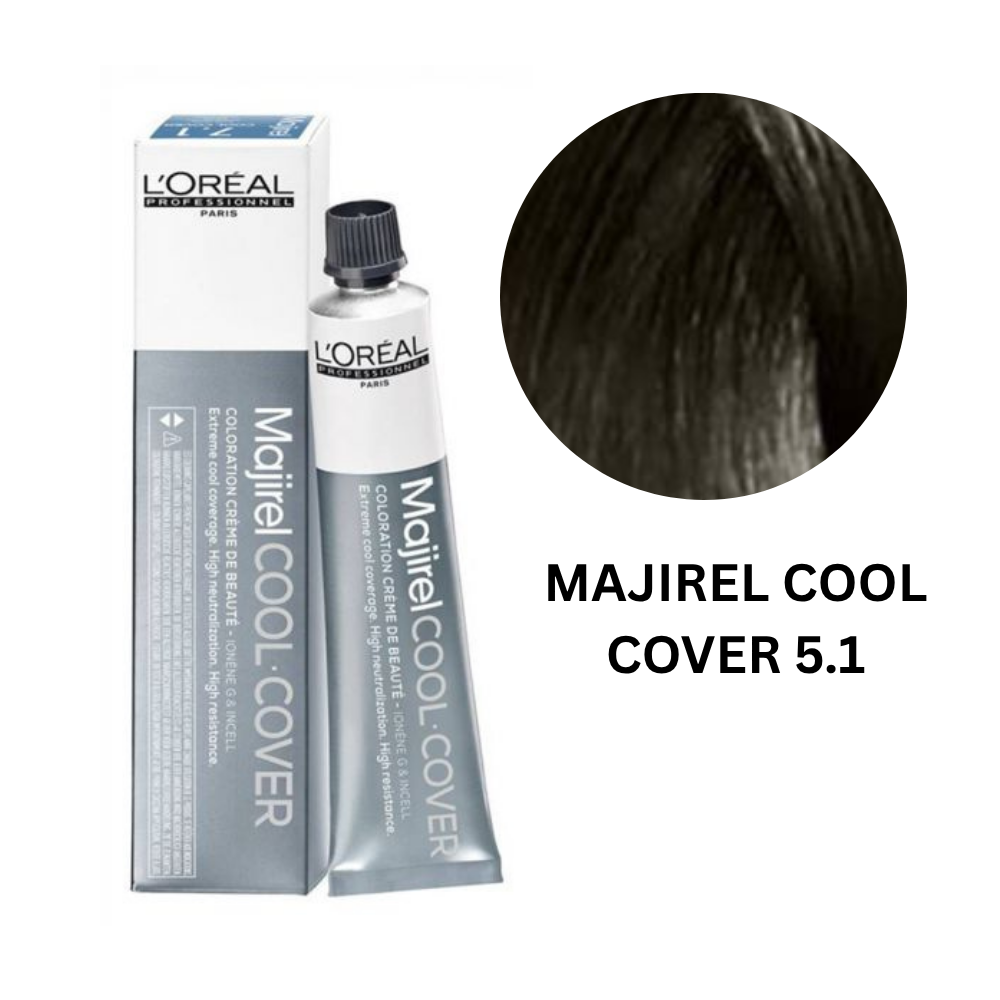 L'Oréal Professionnel Majirel Cool Cover 5.1 Ash Brown 60g Loreal Professional