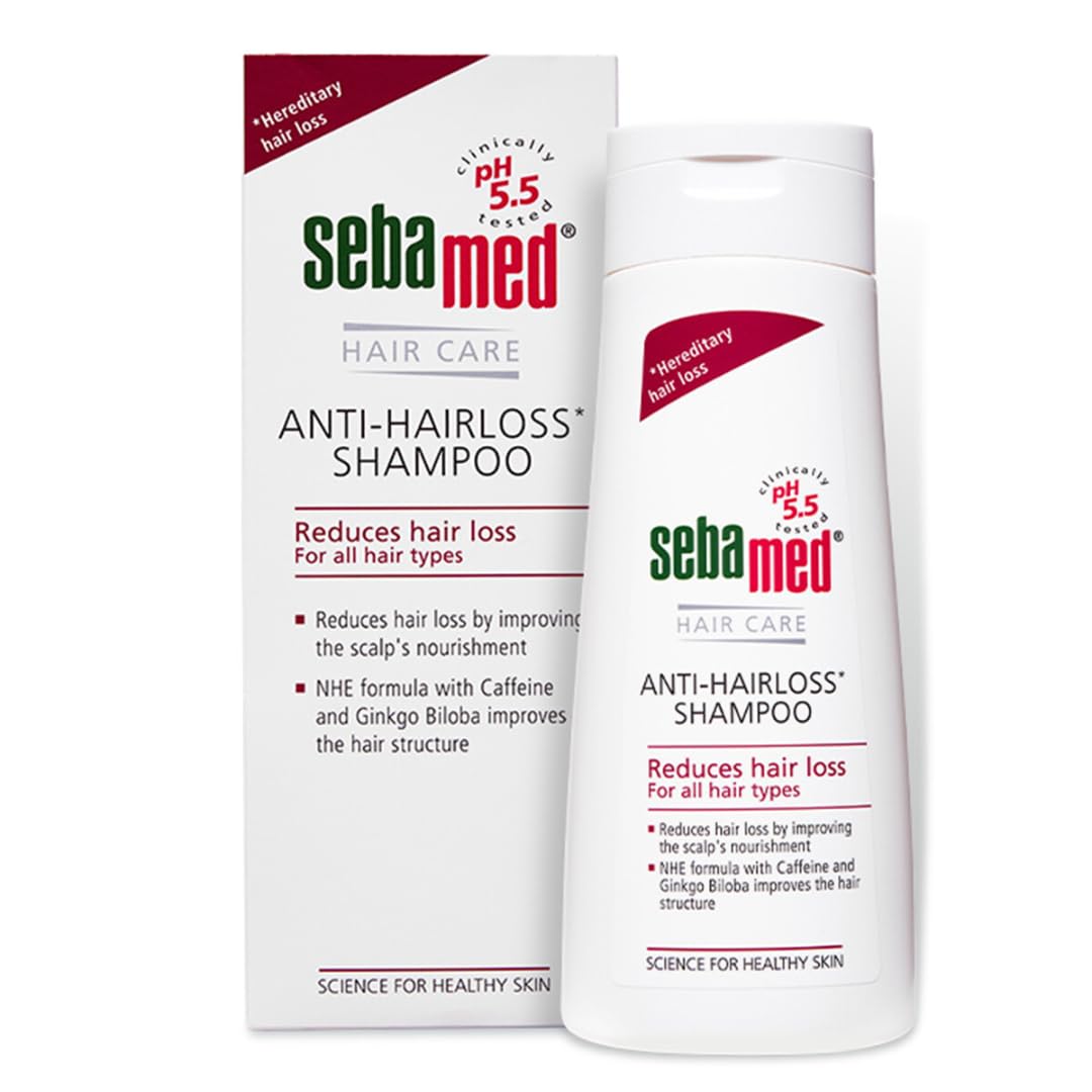 Sebamed Anti Hairloss Shampoo 200 ml | pH 5.5 for Stronger Hair Sebamed