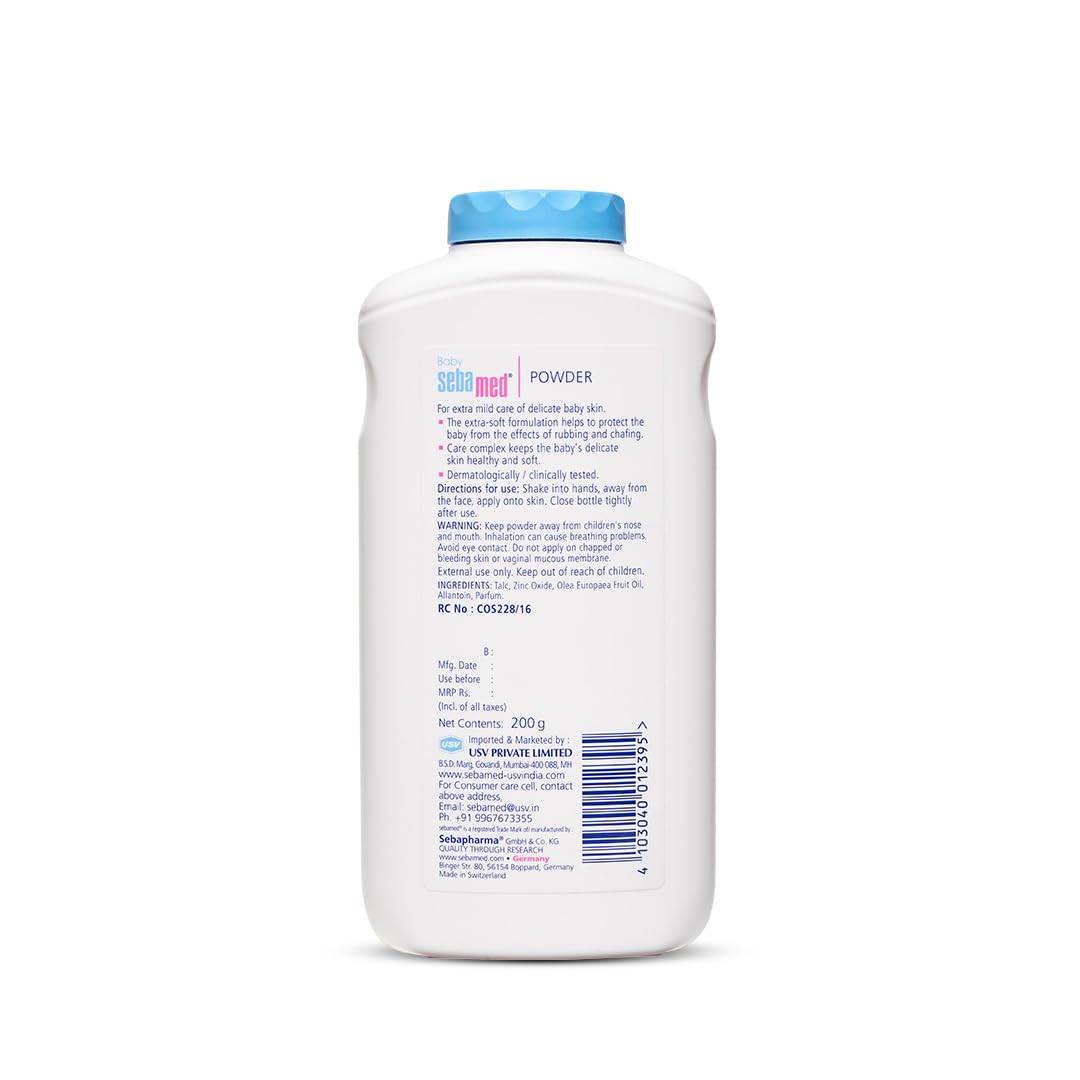 Sebamed Baby Powder with Olive Oil 200 g Niram Global Private Limited