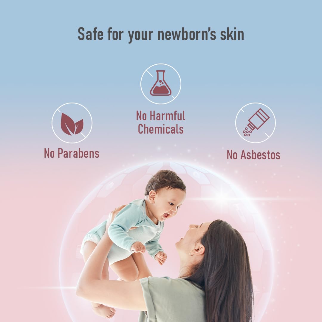 Sebamed Baby Powder | Gentle Protection with Olive Oil & Allantoin | Absorbs Sweat & Keeps Newborn Skin Fresh | 100g