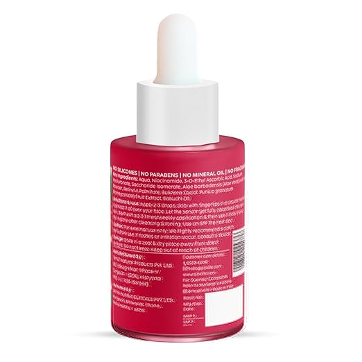 PLIX – The Plant Fix Pomegranate Retinol Face Serum | 0.6% Retinol + 0.2% Bakuchi Oil | Anti-Aging, Reduces Fine Lines & Wrinkles | Vegan | 30ml PLIX