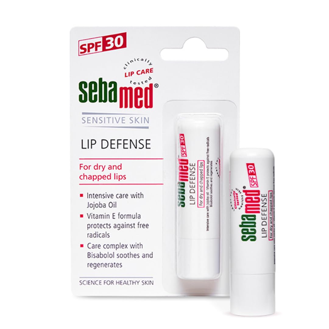Sebamed Lip Defense White 4.8 g | SPF 30 Lip Balm for Dry Lips Sebamed