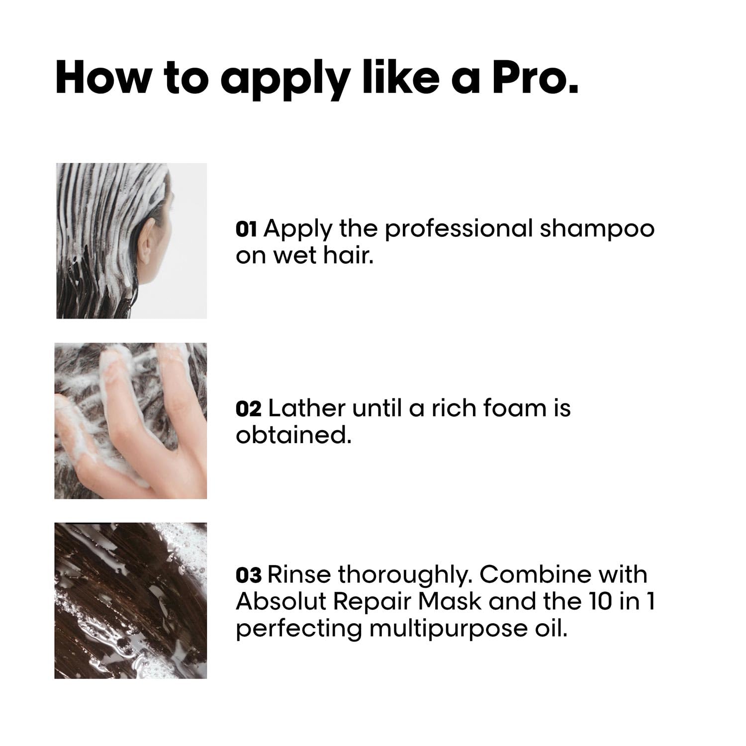 L'Oréal Professionnel Absolut Repair Shampoo for Dry & Damaged Hair - 300ml Niram Global Private Limited