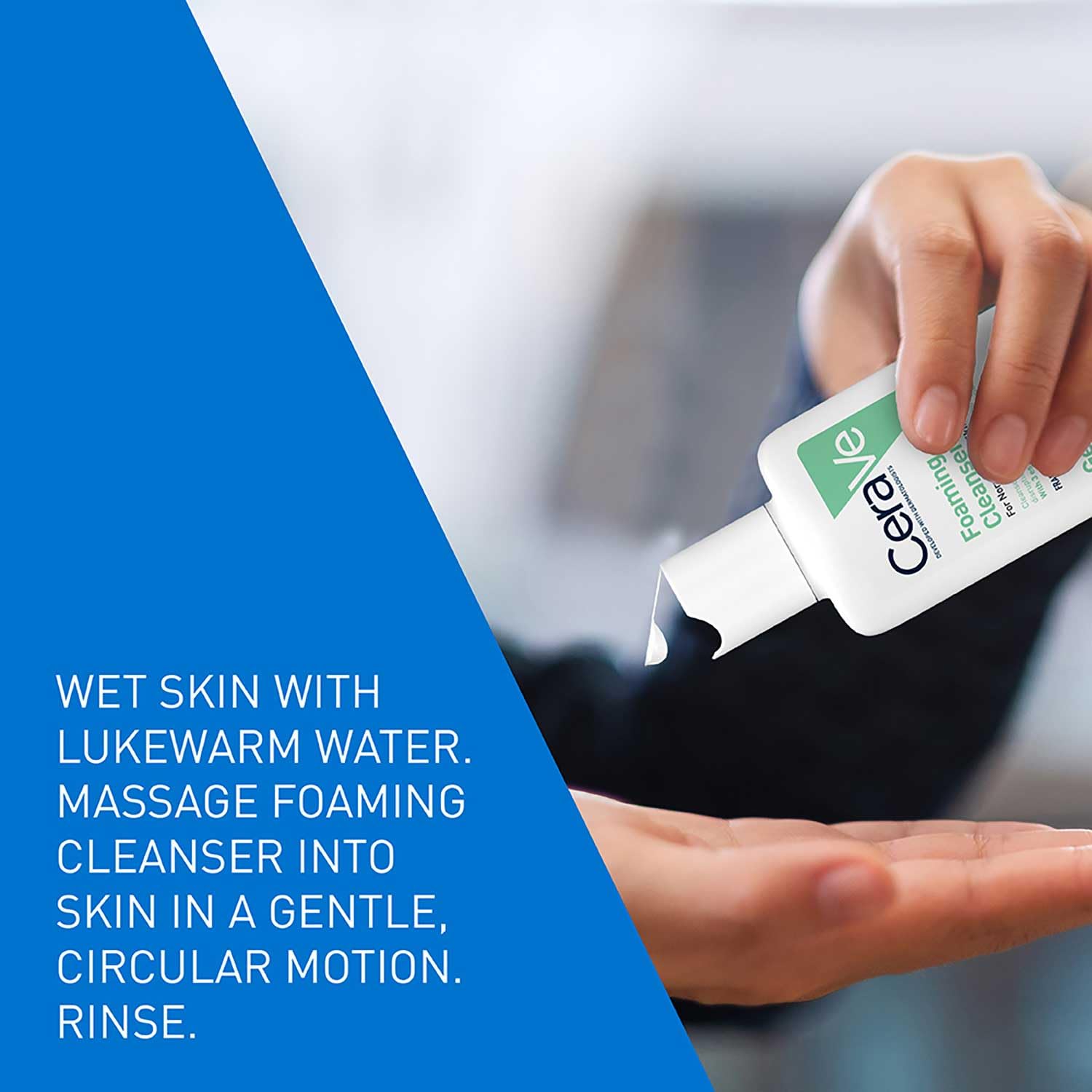 CeraVe Foaming Cleanser Face Wash For Oily Skin with Ceramides, Dermatologist Recommended – 88ml CeraVe