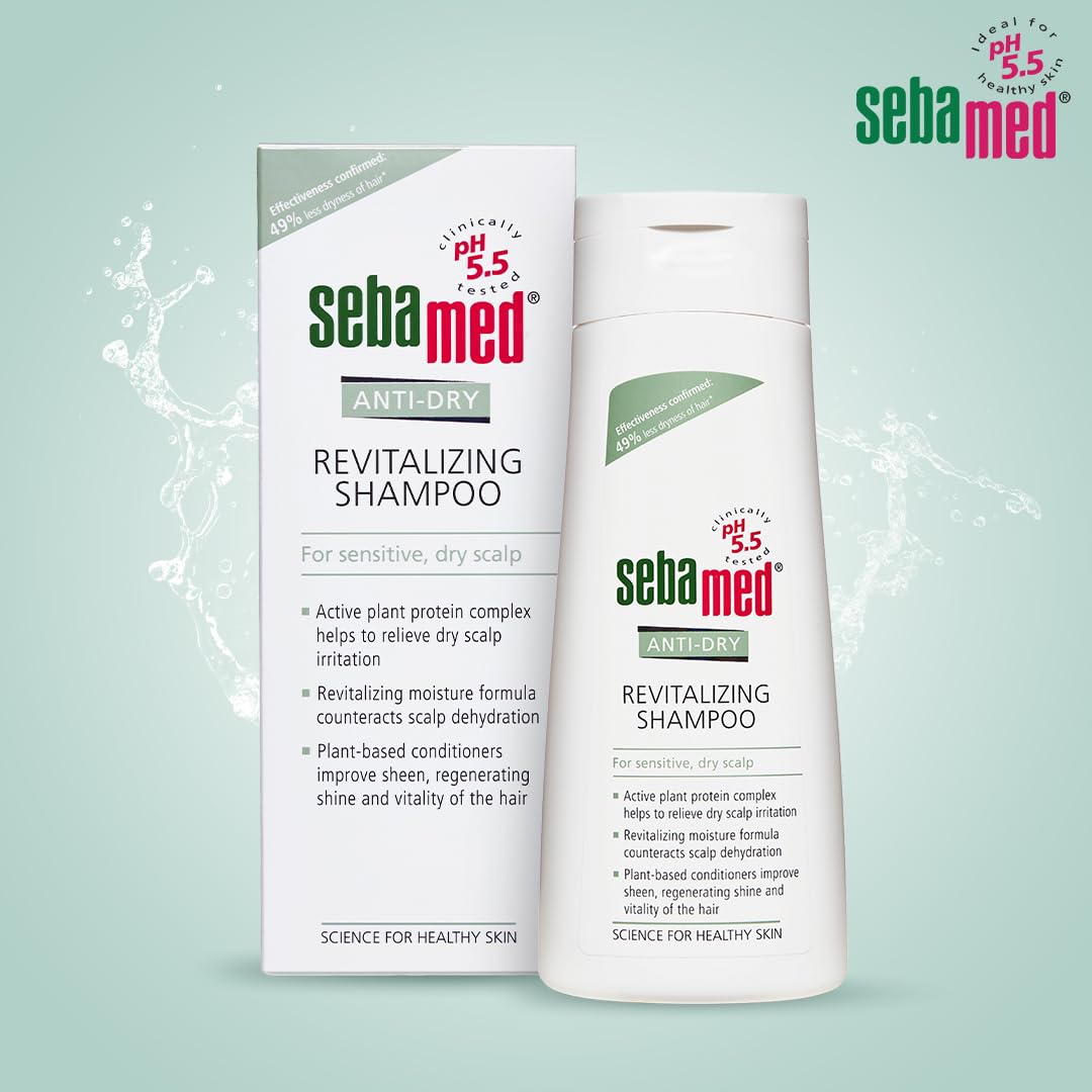 Sebamed Anti-Dry Revitalizing Shampoo 200 ml | pH 5.5 for Less Dryness Sebamed