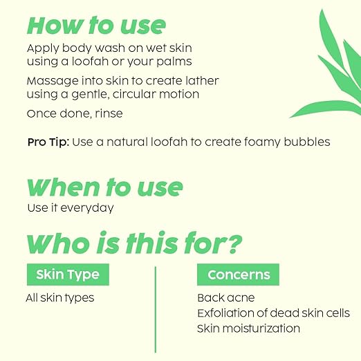 PLIX – The Plant Fix Jamun 2% Salicylic Acid Body Wash | Exfoliating & Acne-Control Formula for Back & Body Acne | Paraben & Silicone Free | Deep Cleansing & Hydrating | 236ml PLIX