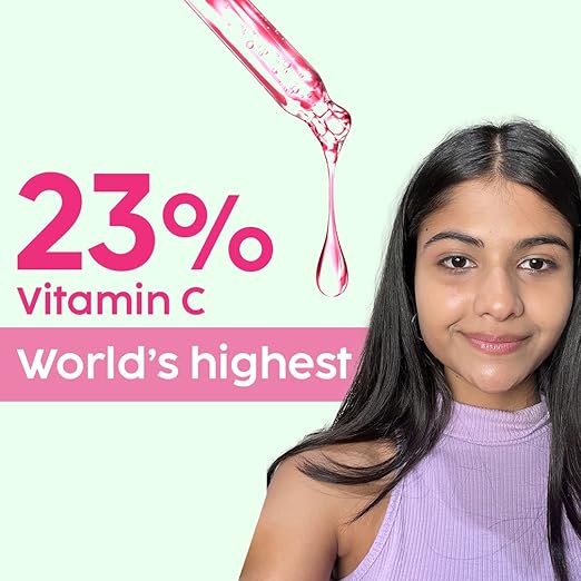 PLIX – The Plant Fix 23% Vitamin C Guava Face Serum | Brightening, Clear & Even-Tone Formula | With Hyaluronic Acid & Pentavitin | For All Skin Types | 20ml PLIX