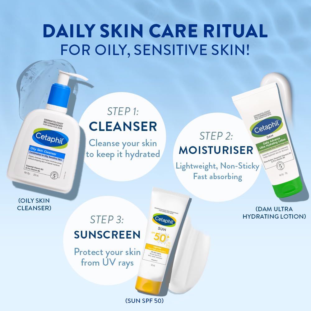 Cetaphil Oily Skin Cleanser, Daily Face Wash For Oily, Acne Prone Skin, Gentle Foaming, 250Ml Niram Global Private Limited