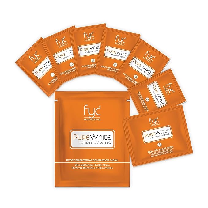 Fyc Professional Pure White Vitamin C Facial Kit (5 Step Facial Kit) - Single Use Fyc