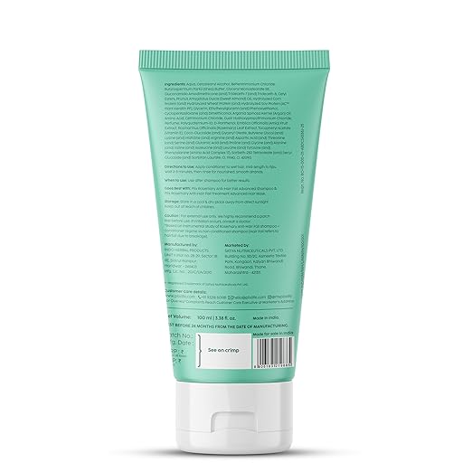 PLIX – The Plant Fix Rosemary Advanced Anti Hair Fall Conditioner | Reduces Hair Loss & Breakage | Strengthens Hair from Root to Tip | Sulphate & Paraben Free | Unisex | 175ml PLIX