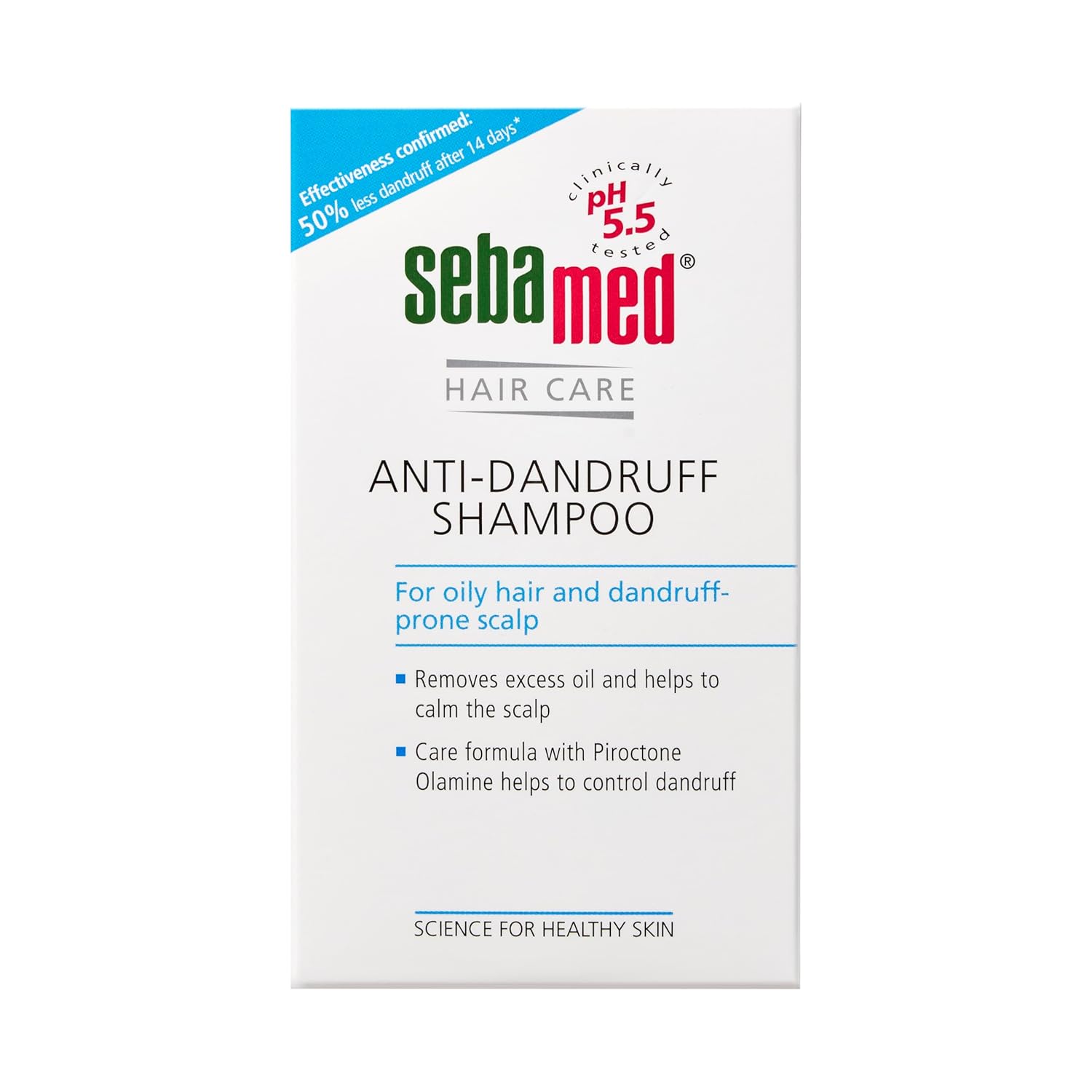 Sebamed Anti-Dandruff Shampoo 50 ml | pH 5.5 for Flake Control