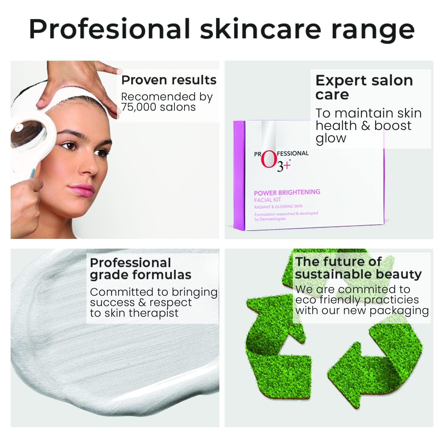 O3+ Professional Power Brightening Facial Kit (123gm+40ml) O3+